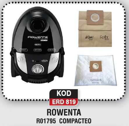 ROWENTA R01795 COMPACTEO ERD 819